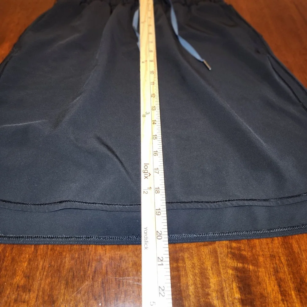 Lululemon On The Fly Skirt Womens Size 6 Black Casual Pockets Drawstring‎